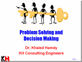 مزيد من المعلومات حول "Problem Solving and Decision Making"